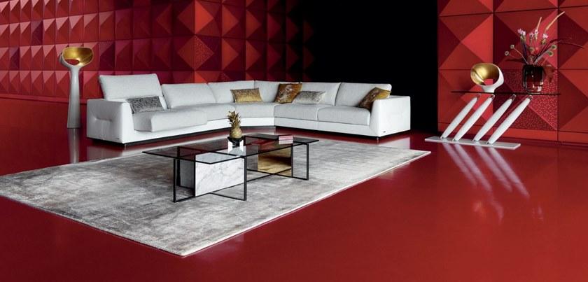 Roche Bobois Низкий прямоугольный журнальный столик из стекла Trame sun-id-1471502 - Вид №1