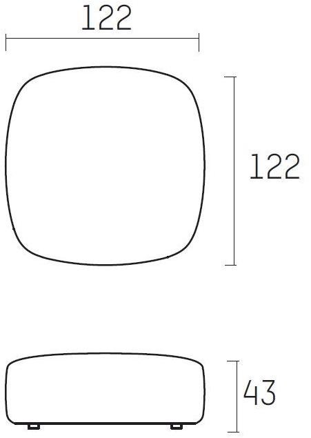 Piet Boon Пуф из мягкой ткани Bo living Pbc 64.50.08/14 - Вид №4