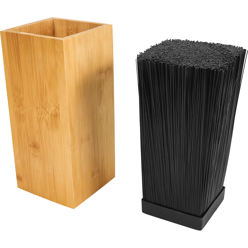 Подставка для ножей 10.3x23x10.3 см бамбук цвет натуральный Santreyd STLM-2167345 - Вид №2