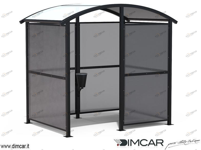 DIMCAR Пепельница с металлическим полом для общественных мест  436 