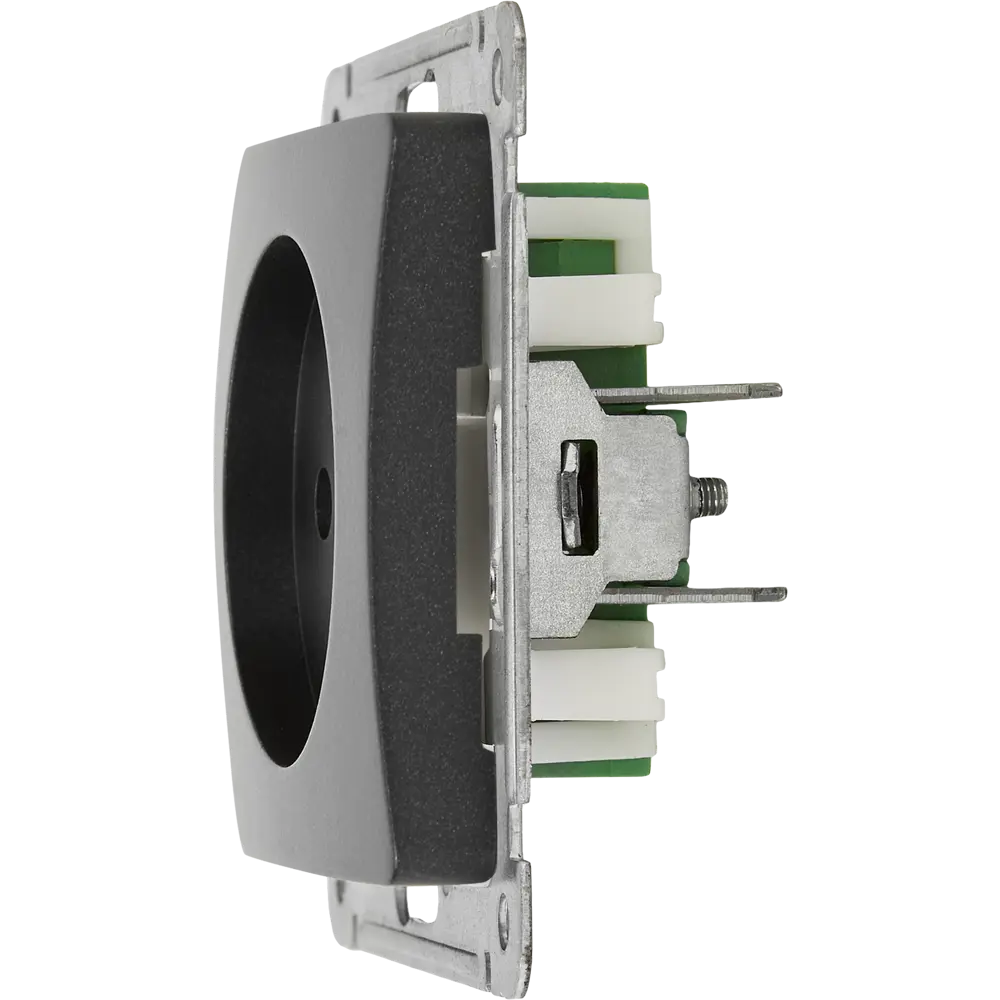 Розетка встраиваемая Hegel Мастер цвет черный STLM-2002733 - Вид №4