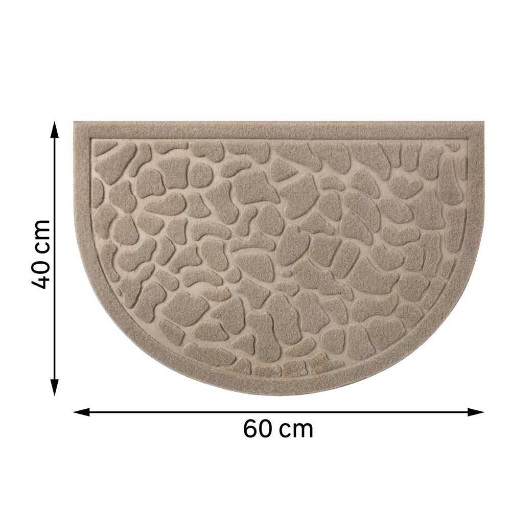 Коврик Inspire HR Lenzo 40x60 см резина цвет бежевый 88249561 STLM-2155912  - Вид №4