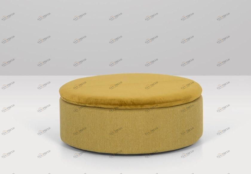 Recor Home Пуф из круглой ткани с обивкой sun-id-1403570