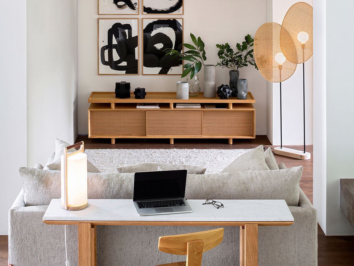 Деревянный шкаф для телевизора с раздвижными дверями AMPM Propono ARCH-00099231 - Вид №7