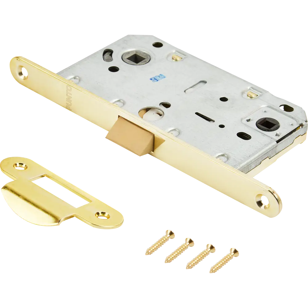 Защёлка под фиксатор 50-96 196x195x18 мм цвет золото PUNTO STLM-2056462 - Вид №1