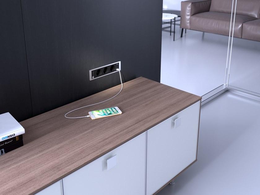 ASA PLASTICI Множественная скрытая электрическая розетка с usb Versalogic sun-id-1393164 - Вид №5