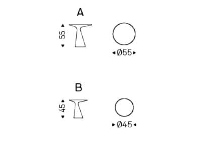 Круглый журнальный столик из полиуретана и хрусталя Cattelan italia PEYOTE ARCH-00131477 - Вид №9