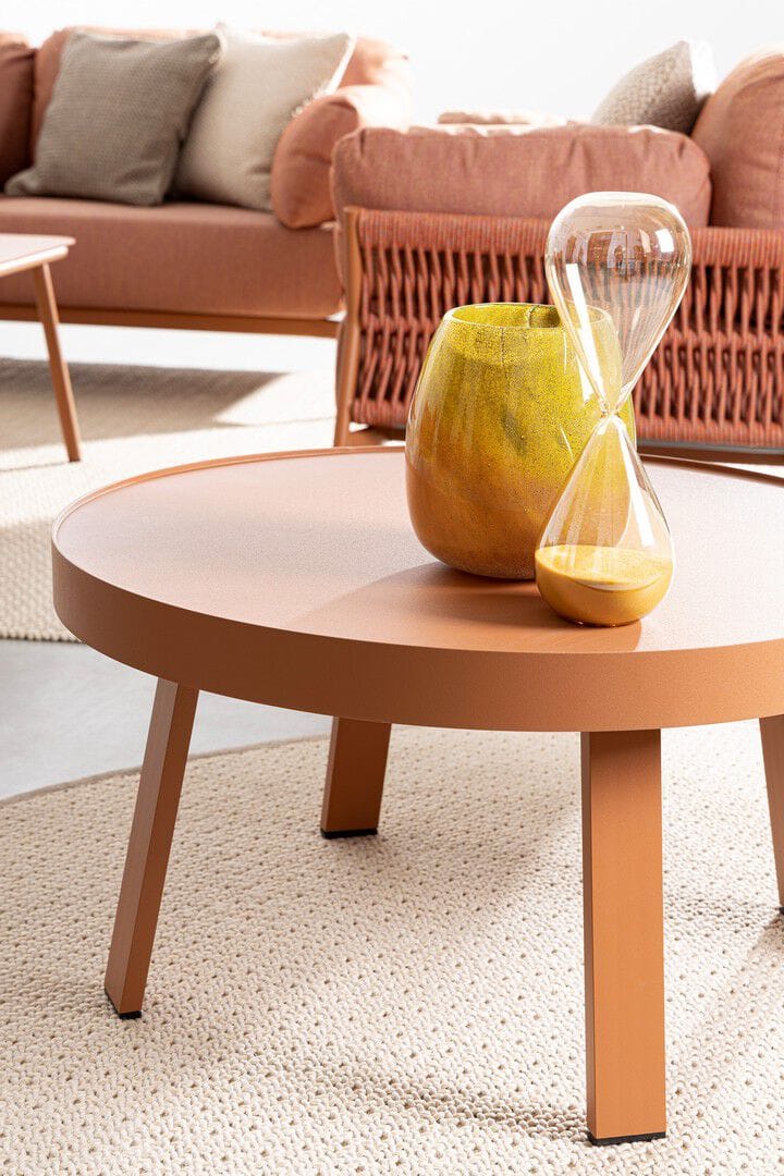 Круглый алюминиевый журнальный столик с порошковым покрытием BIZZOTTO SPYRO ARCH-00113530 - Вид №8