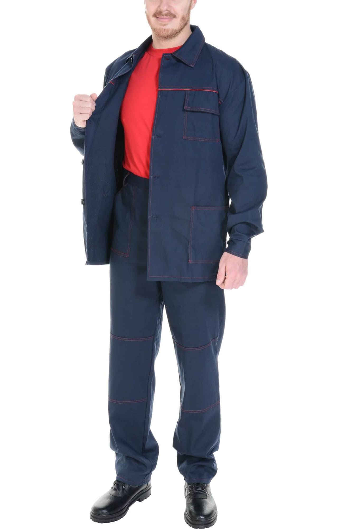 69252 Костюм ЛИМИТ темно-синий  Летняя спецодежда  размер 48-50/182-188  - Вид №7