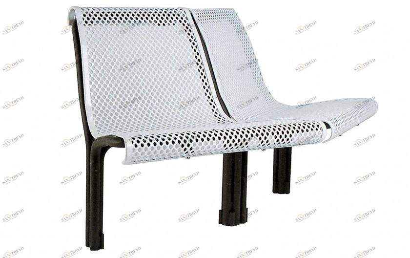 Euroform W Скамья из металла со спинкой Contour 327m