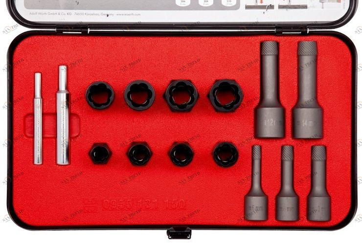 Würth Ассортимент розеток Assortimenti chiavi a bussola 0714131150