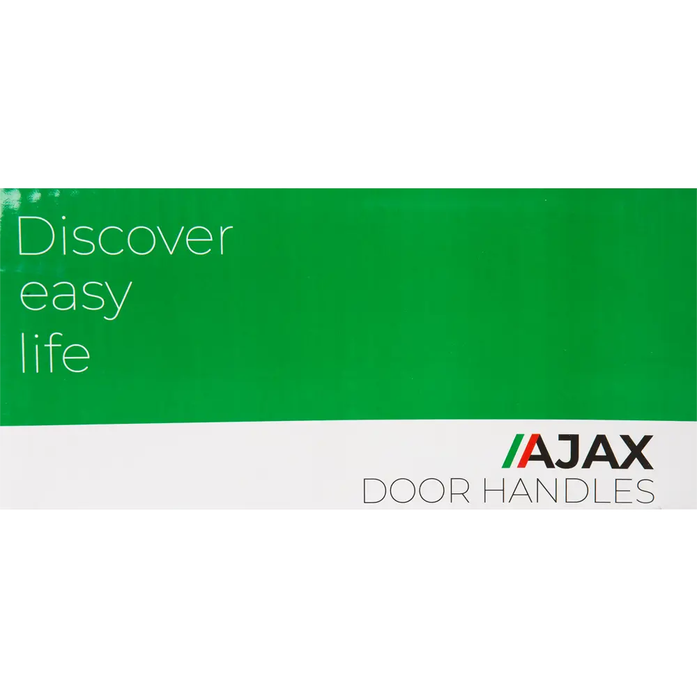 Дверная ручка Punto Ergo JR SN/CP, без запирания, комплект, цвет матовый никель/хром AJAX STLM-2115331 - Вид №3