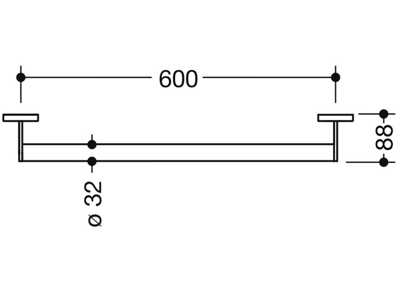 900.36.00360 ручка для захвата HEWI System 900 - Вид №5