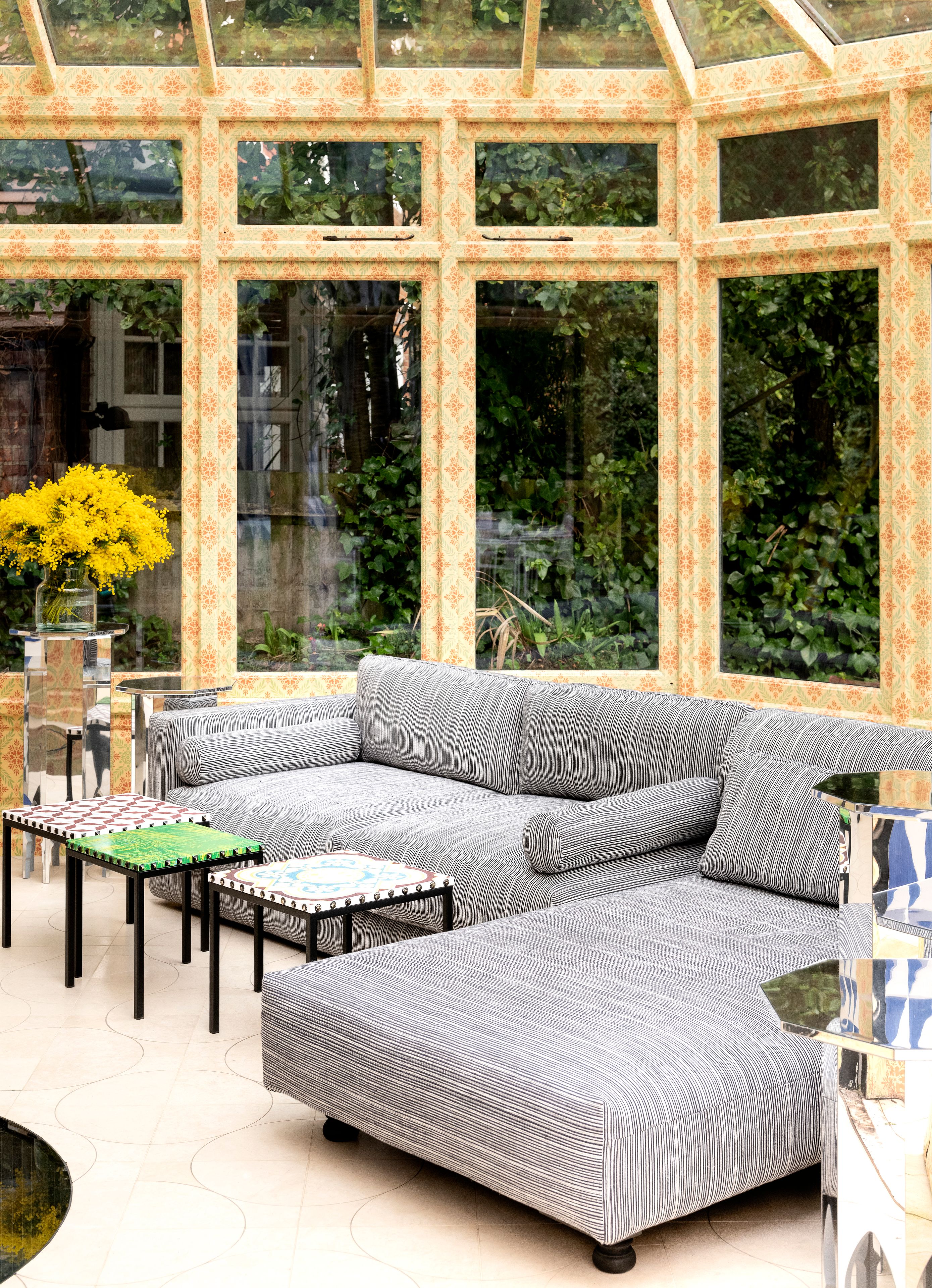 Тканевый диван с полуостровом MOROSO Salon Nana ARCH-00014690 - Вид №1