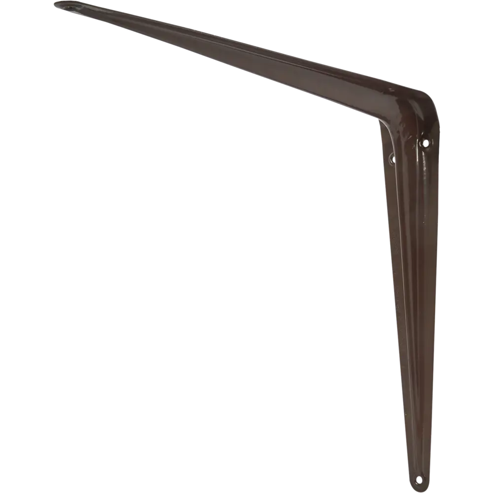 Кронштейн для полки Larvij Utility 35x30 см нагрузка до 10 кг металл цвет коричневый 11683118 STLM-2071175