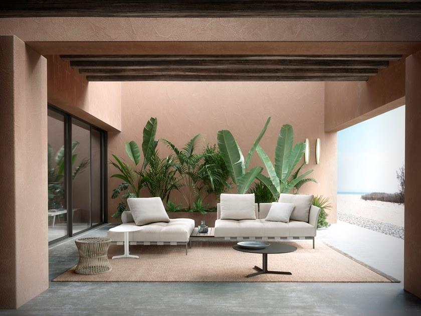 Saba Italia Садовый диван из модульной ткани Pixel light sun-id-1441357 - Вид №5