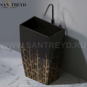 L110406G Напольная раковина стоящая прямоугольная A. e T. Italia Tower