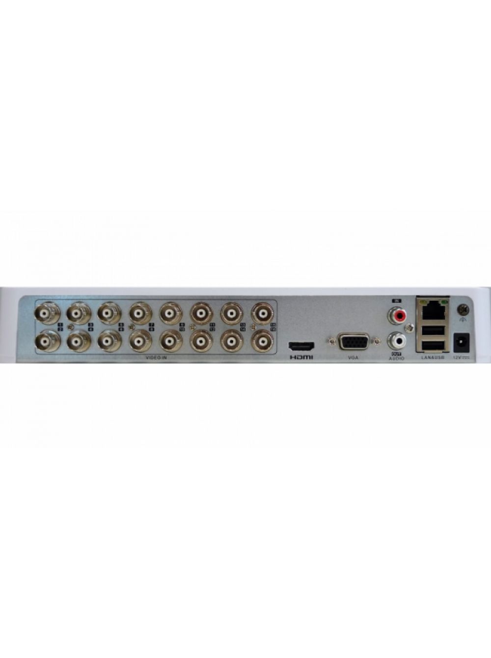 DS-H116G 16-ти канальный гибридный hd-tvi регистратор для аналоговых, hd-tvi, ahd и cvi камер + 2 ip-канала@960p (до 18-ти с замещением аналоговых) HiWatch Santreyd  - Вид №1