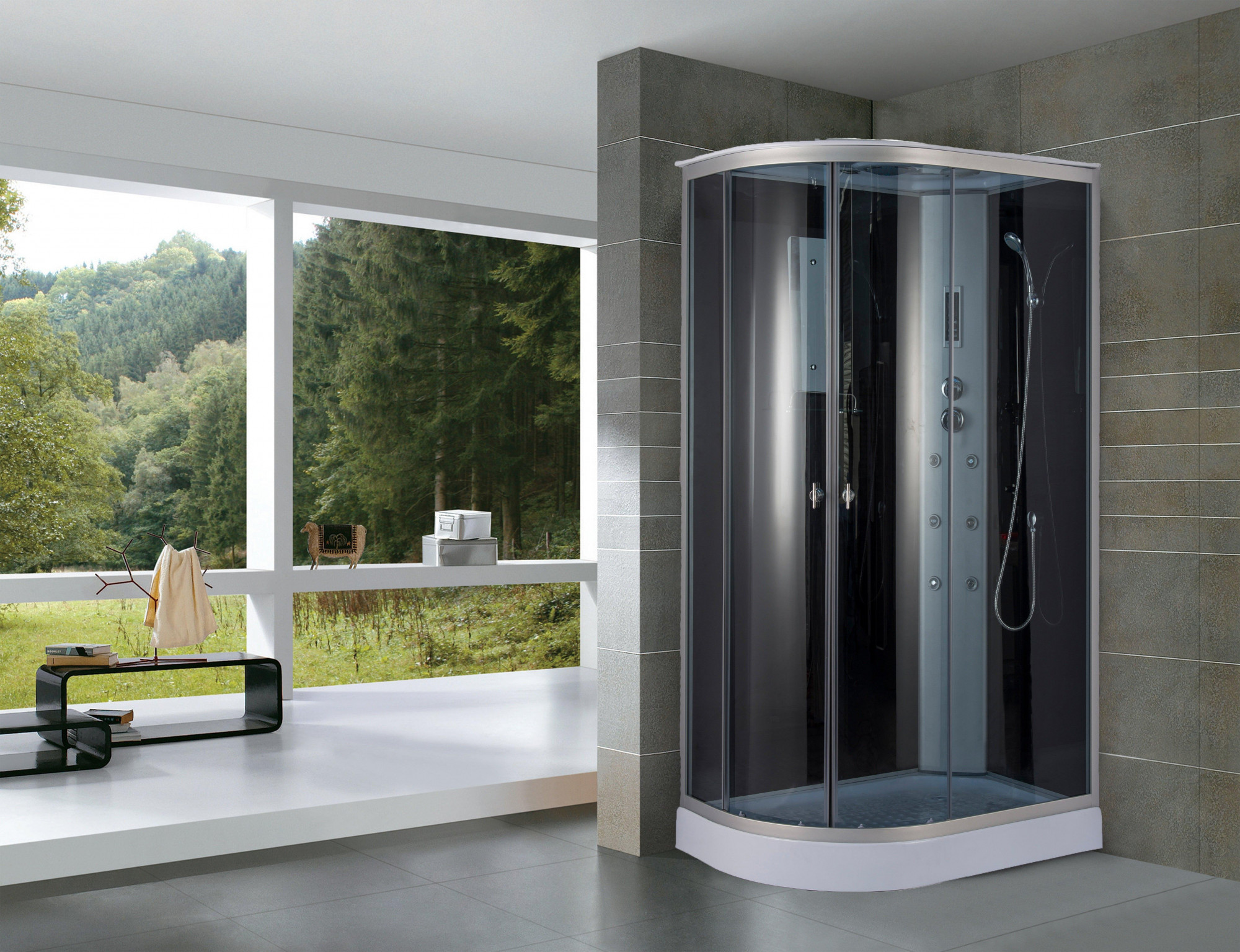 Душевая кабина NG- 3513-14R (1200х800х2150) низкий поддон(13см) стекло ТОНИРОВАННОЕ Niagara Classic 35131433R