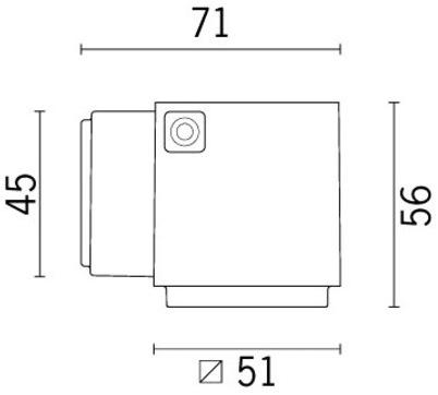 iGuzzini Бра для наружного освещения из литого под давлением алюминия с системой RGB Ipro sun-id-1409865 - Вид №6