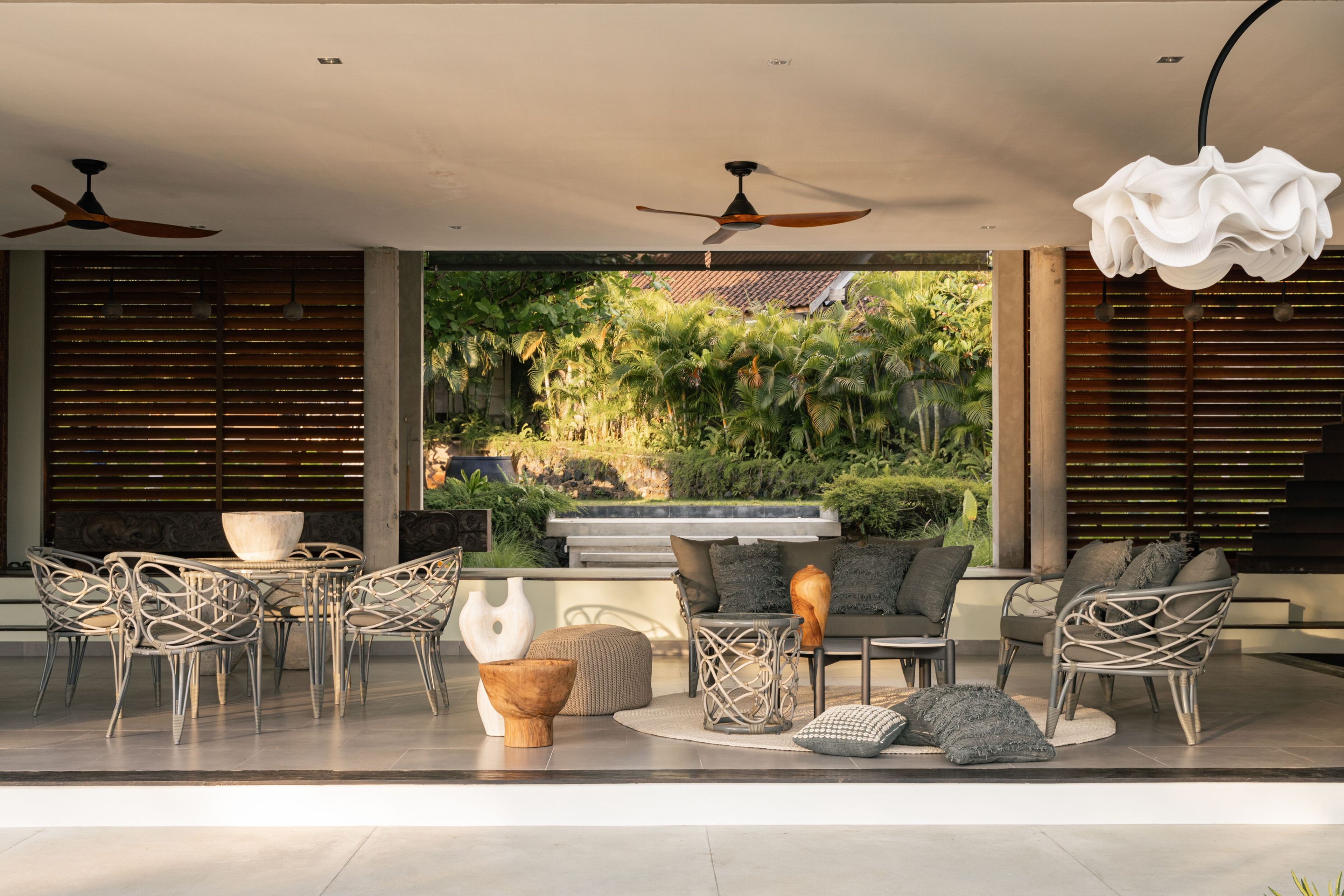 Круглый алюминиевый и стеклянный садовый стол cbdesign Мелодия ARCH-00077389 - Вид №5