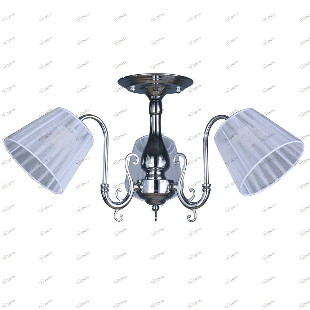 Потолочная люстра Omnilux Leonessa OML-29127-03 OMNILUX LEONESSA 336887 Белый;хром 