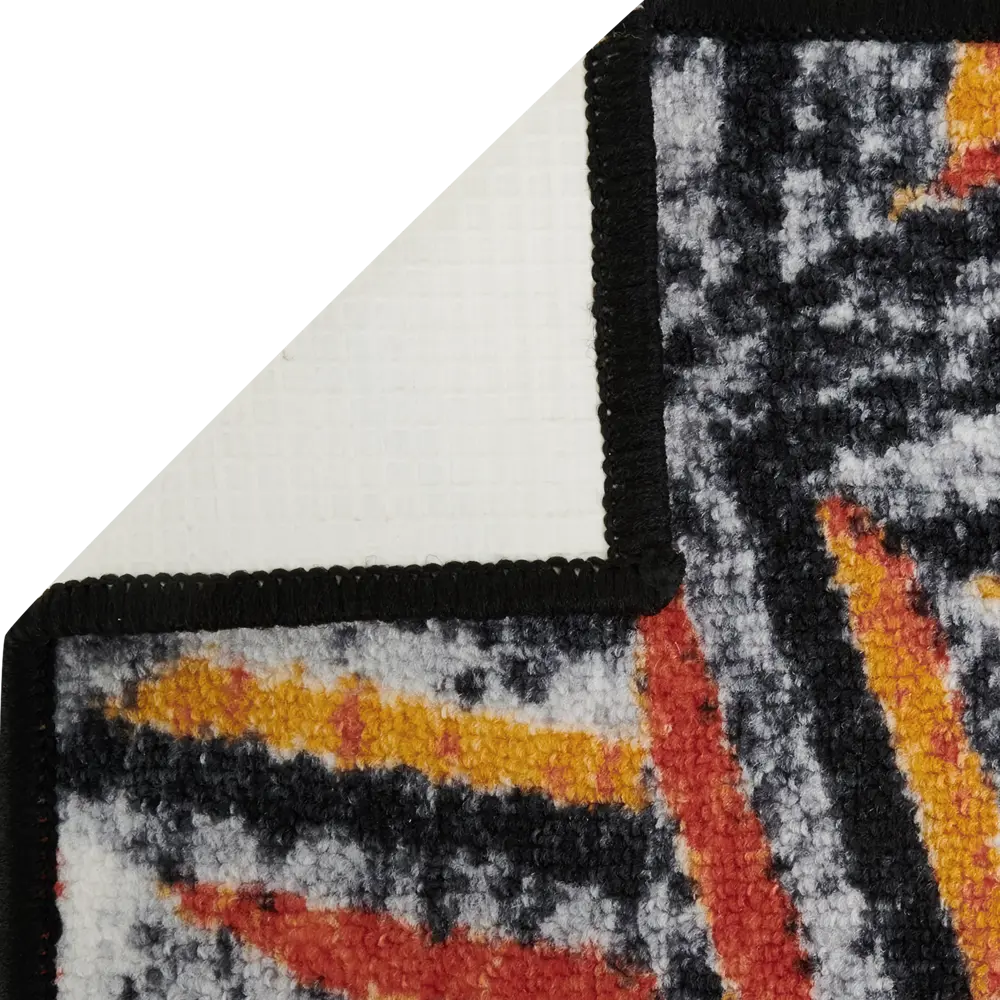 Коврик декоративный нейлон Кристалл 50x80 см цвет оранжевый CTIM STLM-2110220 - Вид №4