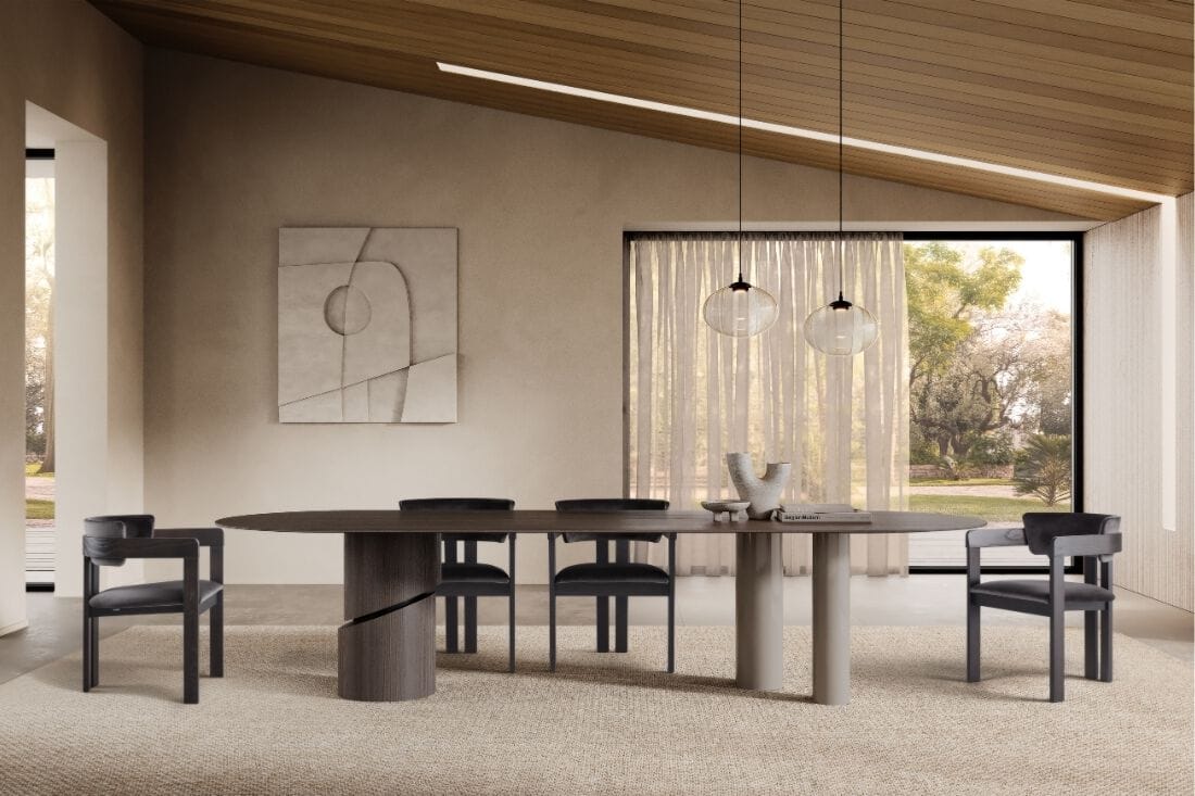 Овальный обеденный стол Pacini & Cappellini Goemon ARCH-00137090 - Вид №1