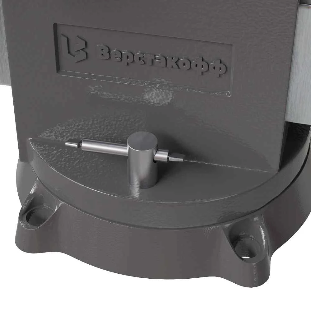 Тиски чугунные поворотные с наковальней Верстакофф S 100 BV-100 - Вид №2