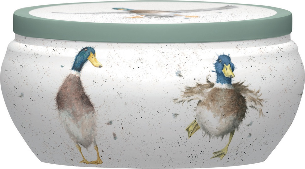 10615168 Royal Worcester Свеча в жестяной банке Royal Worcester "Забавная фауна"," Утка" 9см Воск 