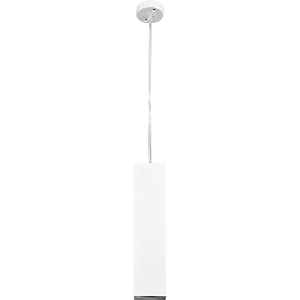 Светильник подвесной 1 м² GU10 призма цвет белый СВЕТКОМПЛЕКТ STLM-2099638