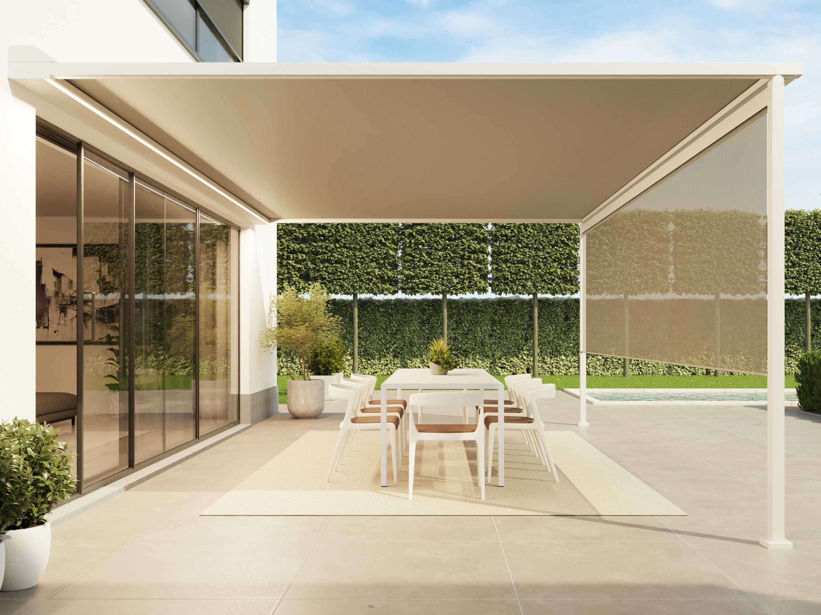 Беседка с раздвижной крышкой Harol Versuz ARCH-00122913 - Вид №3