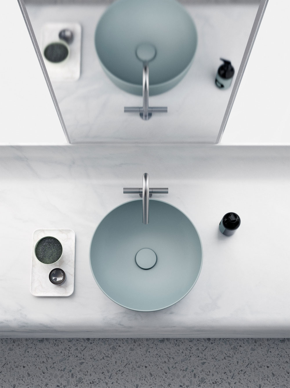 903915 Накладная раковина на столешницу  овальная GSI ceramica  - Вид №3