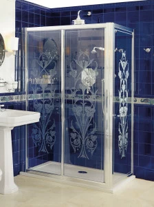 Traditional bathrooms WALK-IN SLIDING DOOR SLID