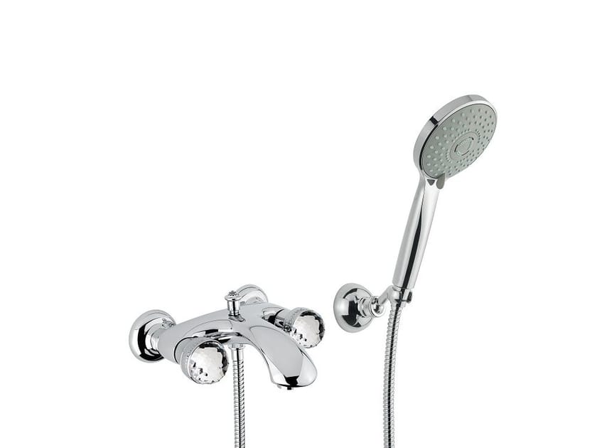 Хромированный латунный настенный смеситель для ванны Bugnatese Axo ARCH-00127324