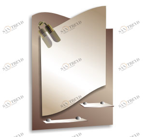 Зеркало Версаль с фонарем 740х535 Версаль МИР ЗЕРКАЛ 2322448