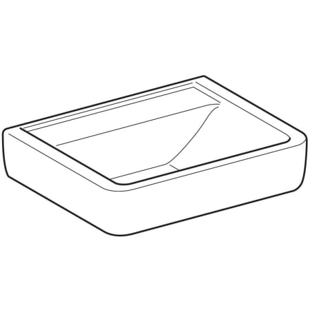 225161000 Накладная раковина Geberit Renova Plan Geberit  - Вид №9