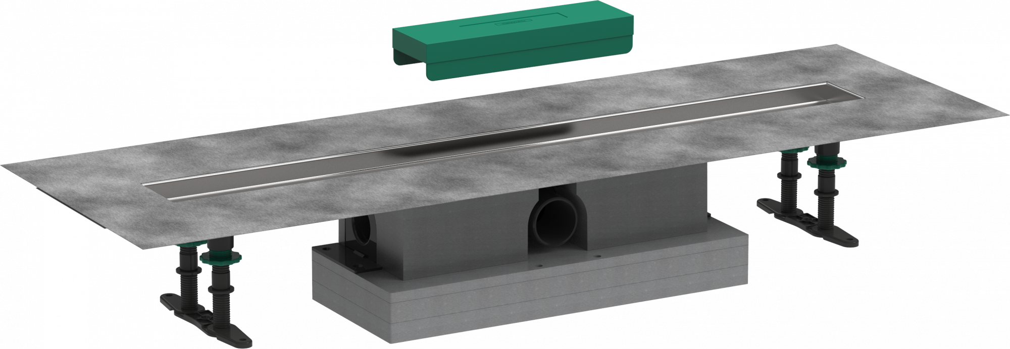 56024180 uBox universal Комплект для стандартного монтажа - 800 для отделочных комплектов душевых желобов Hansgrohe 