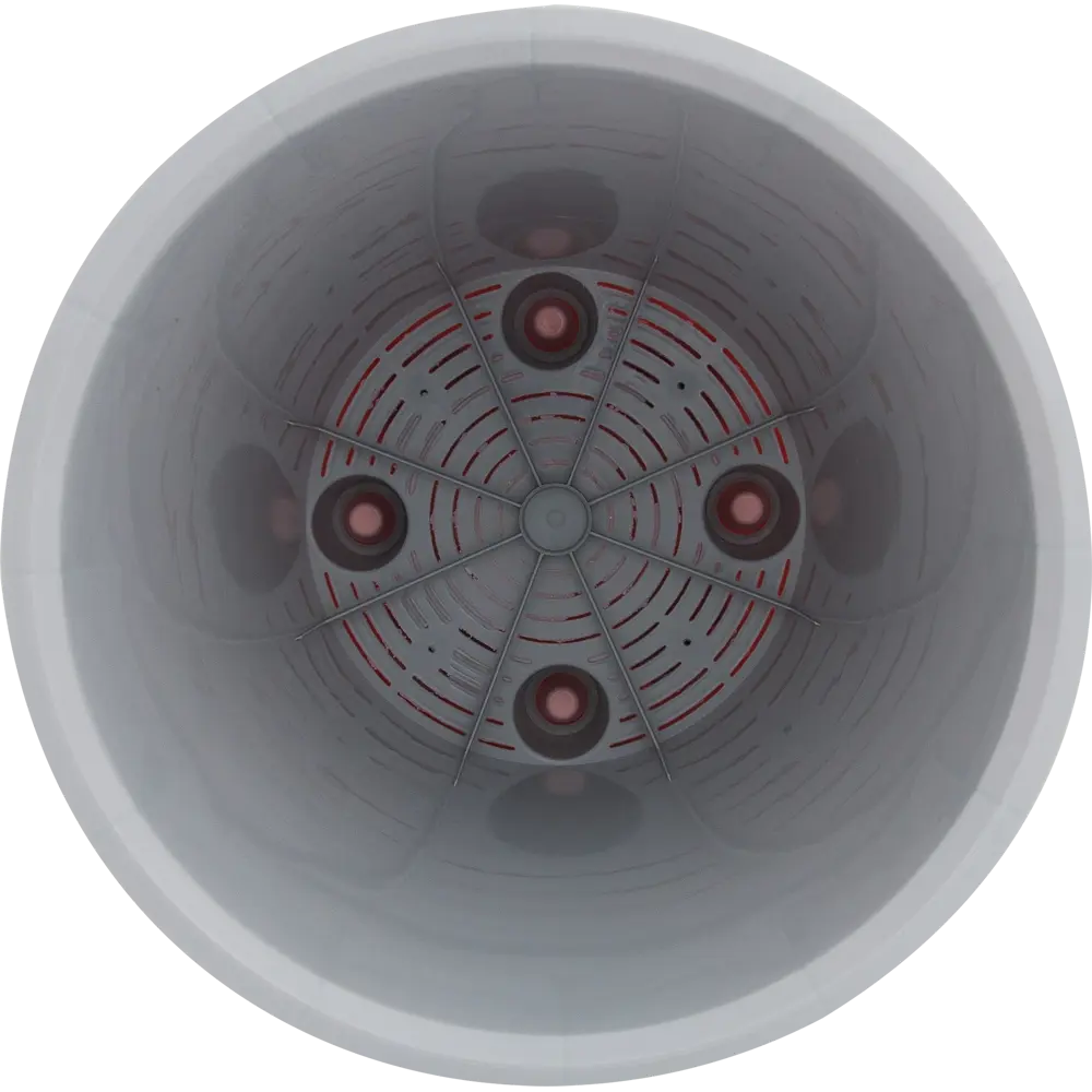 Горшок цветочный Ingreen Фиджи ø33 h30.5 см v16 л пластик розовый STLM-2130870 - Вид №1