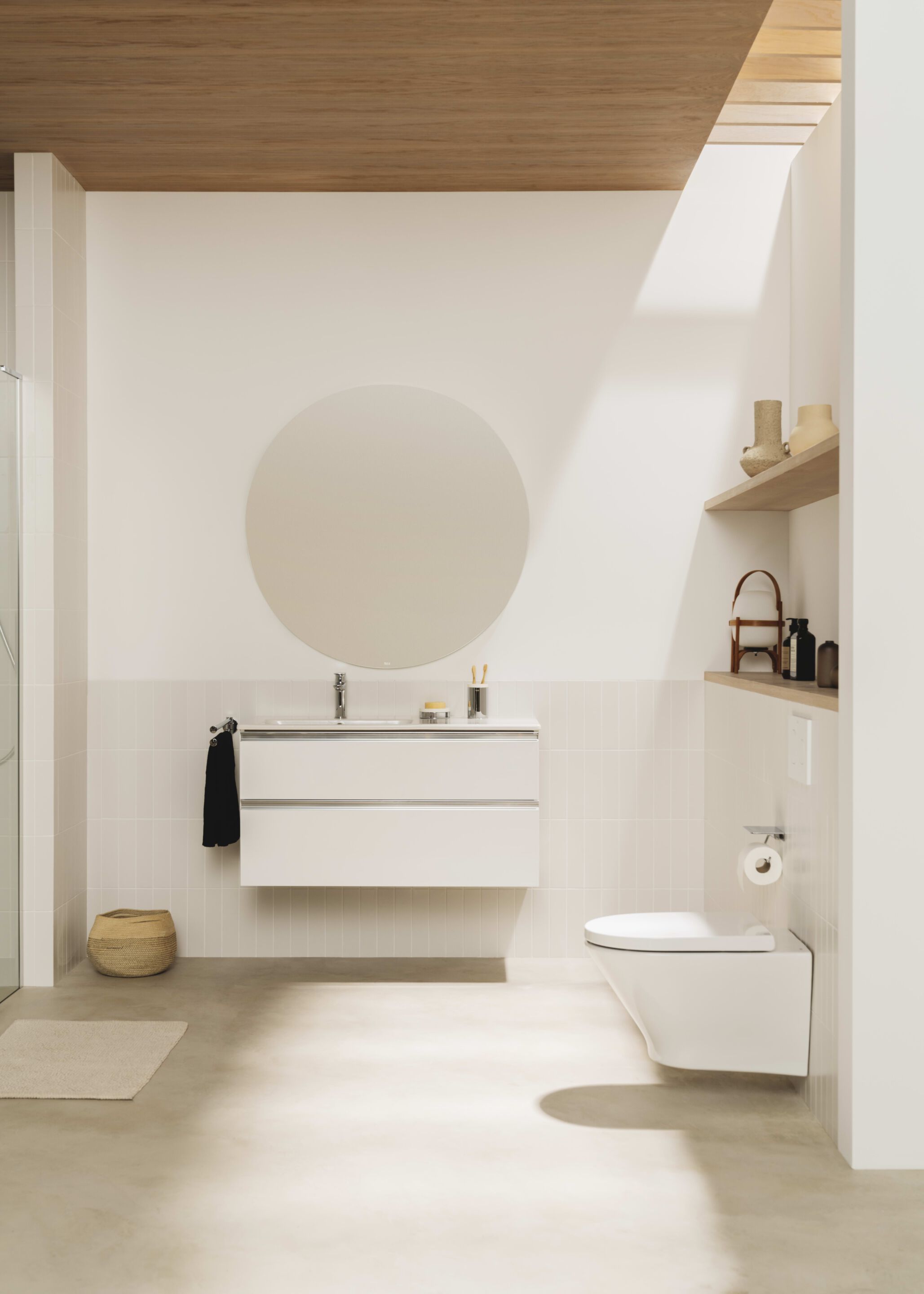 Пластиковая механическая туалетная панель управления Roca PL10 DUAL (ONE) A890189 ARCH-00145383 - Вид №5