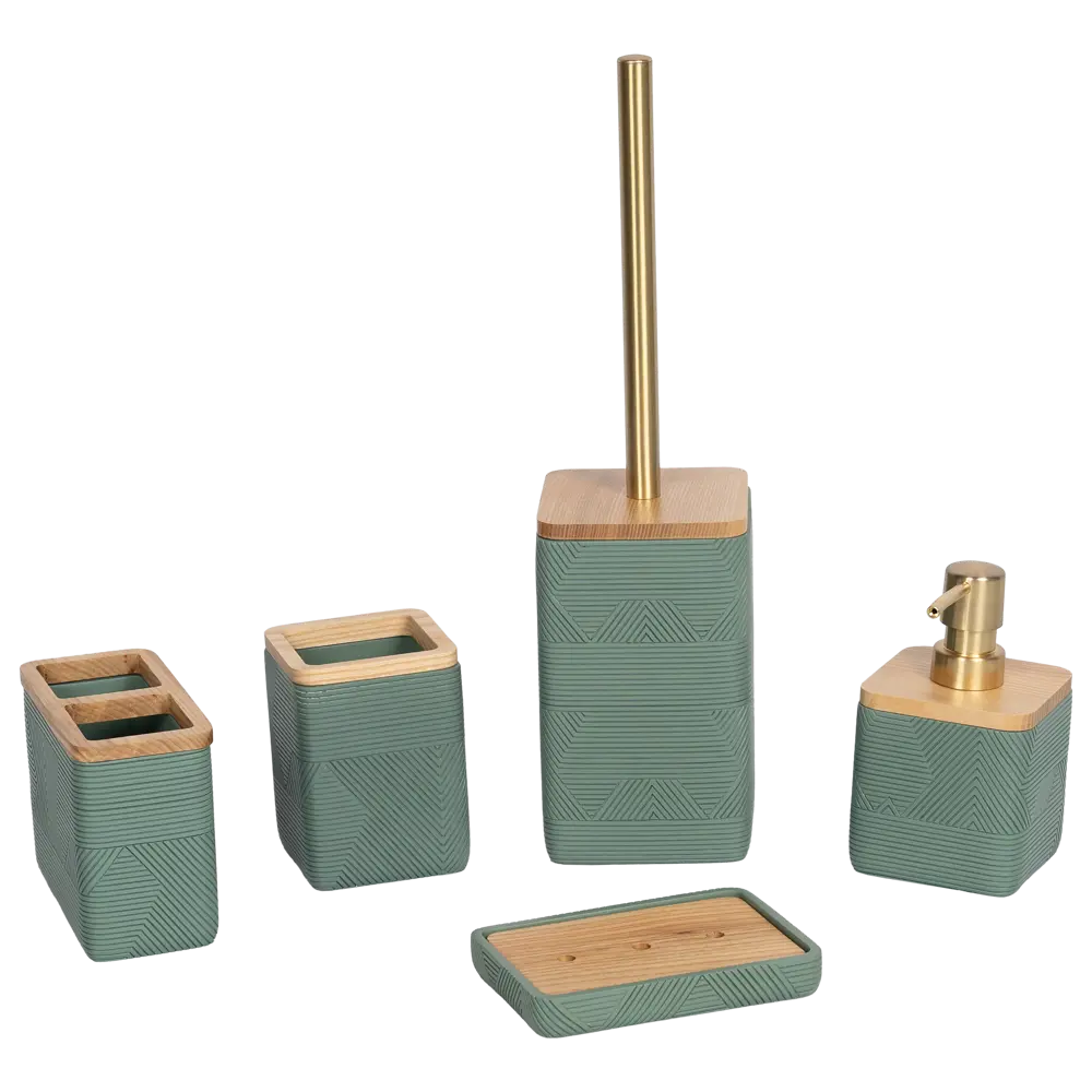 Мыльница Vidage Инта из полирезина зеленого цвета 89380370 STLM-1466249 - Вид №1