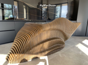 Стойка регистрации из фанеры