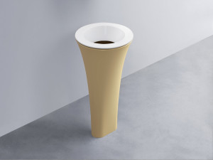 AMLA45-BL+AMPILT-CA+AMCOLT-CN Раковина Amedeo Tondo отдельностоящая cielo Enjoy + Amedeo