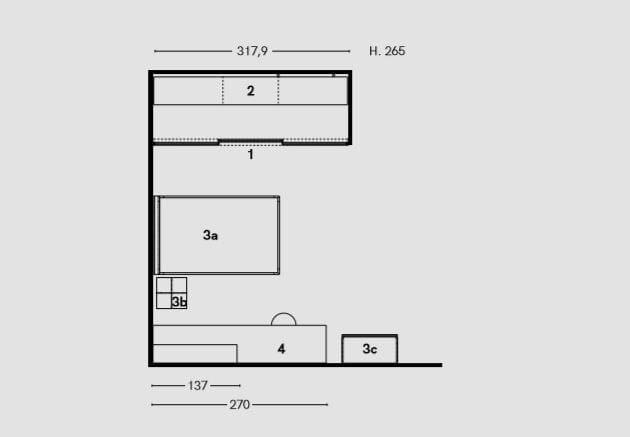 Гардеробная Zalf Flexy Easy ARCH-00127838 - Вид №3