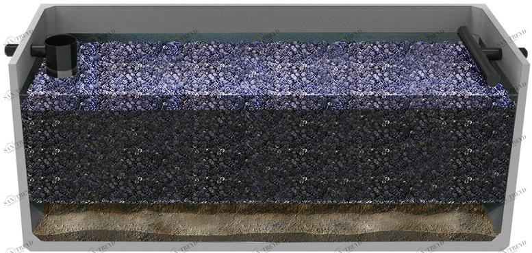 Pircher Моноблочный прямоугольный анаэробный просачивающий фильтр sun-id-1444319