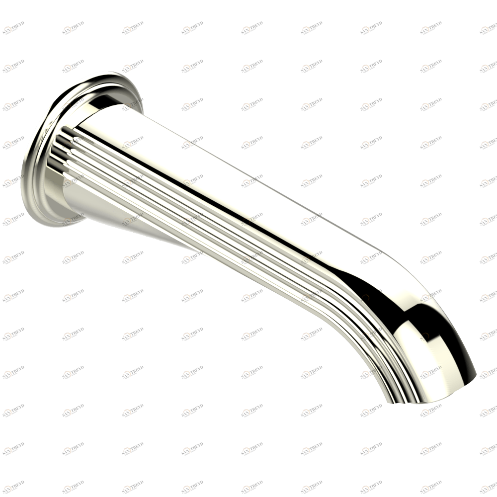 A8N-22SG Излив для ванны встраиваемый в стену - СУПЕР ГОЛИАФ Thg-paris Vogue с красной яшмой Покрытие PVD никель A8N 22SG CAT.F