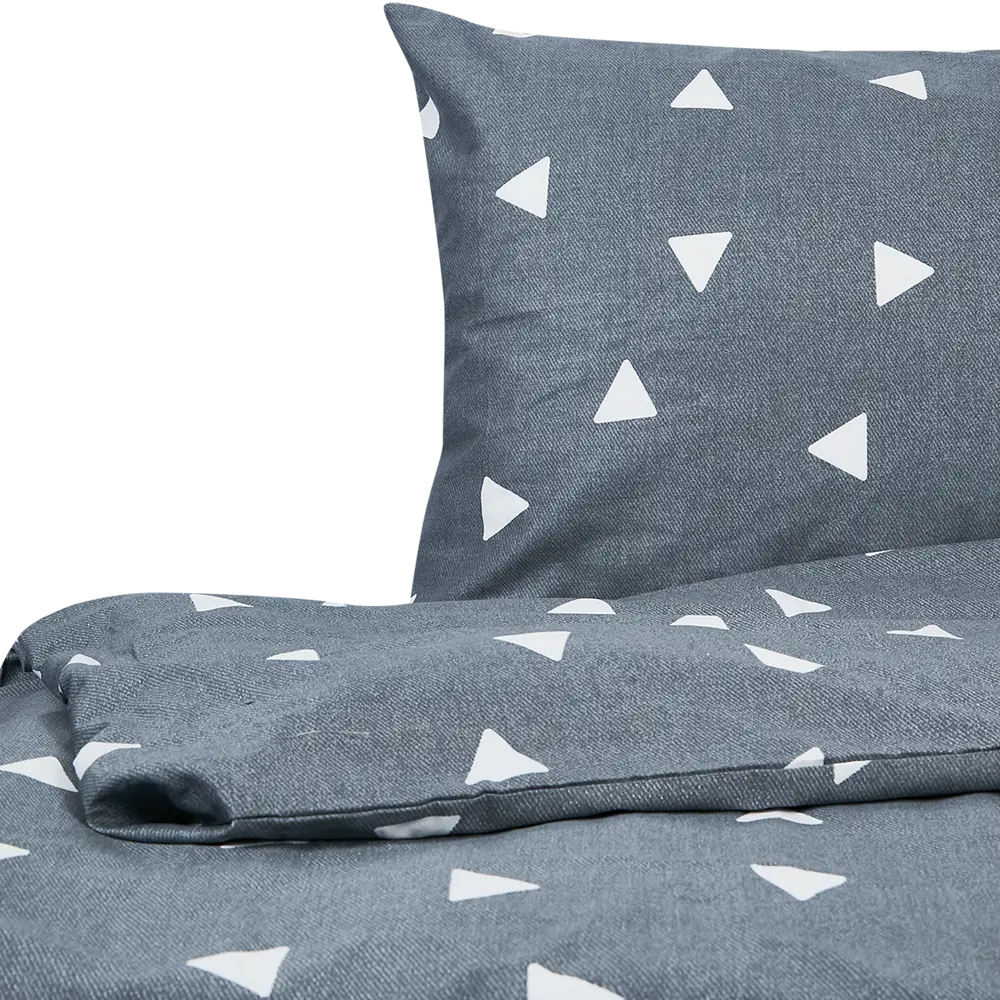 Шуйские ситцы: Комплект постельного белья «Дом снов Триада» — уют в серо-белых тонах 89338189 STLM-1070580 - Вид №4