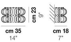 Vetreria Vistosi Настенный светильник из стекла Ecos sun-id-1363305 - Вид №2