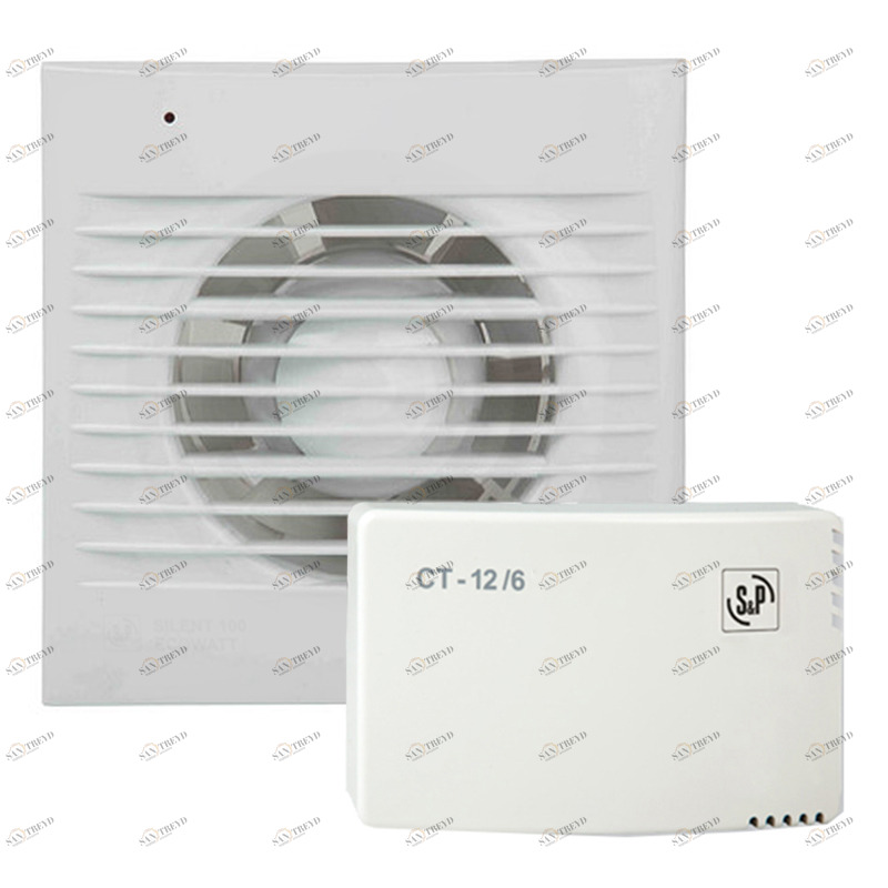 Накладной вентилятор Soler Palau KIT DECOR-100C 12V+CT-12/14 R 5210307400