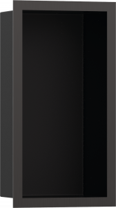 56095340 XtraStoris Individual Стеновая ниша Matt Black с дизайнерской рамкой 300/150/100 Hansgrohe